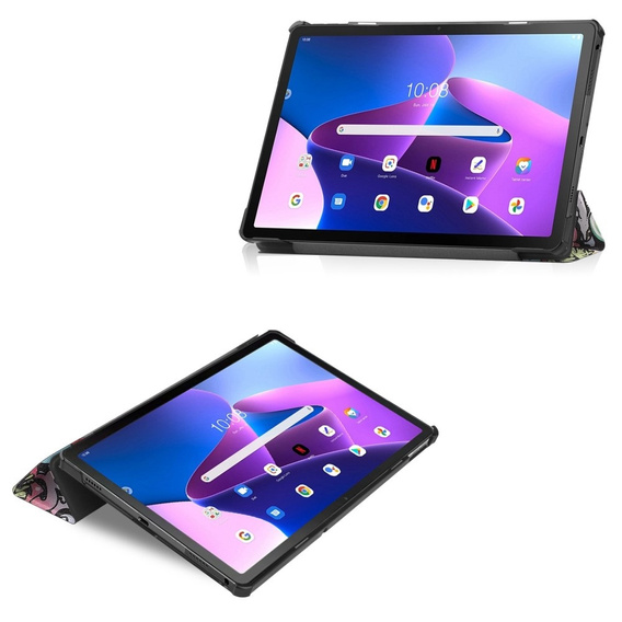 Etui do Lenovo Tab M10 Plus 10.6 Gen 3 TB-125F TB-128F, Smartcase, graffiti