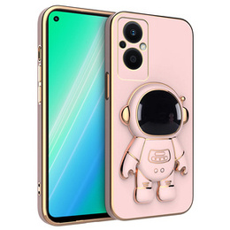 Etui do Oppo Reno7 Lite 5G, Astronaut, różowe