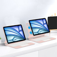 Etui z klawiaturą do iPad Air 13" 2025/2024 (7/6 gen.), Magnetic Keyboard Touchpad, różowe