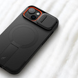 Etui do iPhone 15, Suritch Shockproof, do MagSafe, czarne