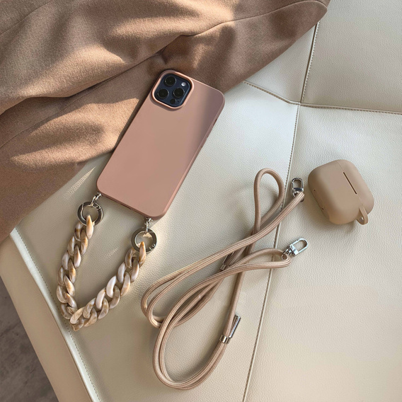 Etui INS Crossbody do iPhone 13 Pro, Brązowe