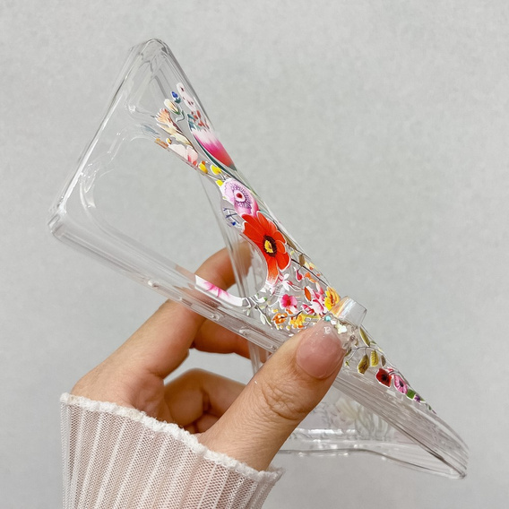 Etui do Samsung Galaxy S25 Ultra z motywem kwiatowym – Maki, kolorowe