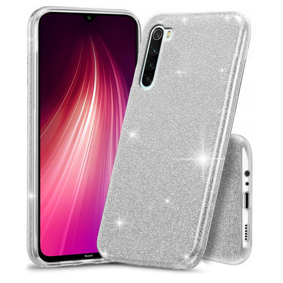 Etui Glitter Case do Xiaomi Redmi Note 8T, Silver