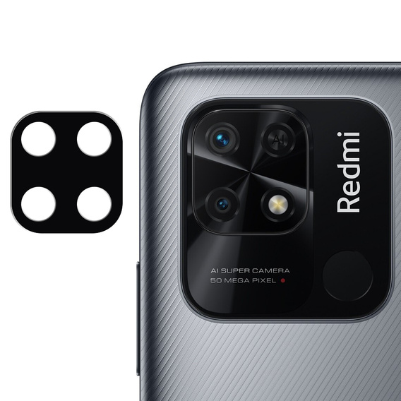 Szkło na Aparat do Xiaomi Redmi 10C, Black