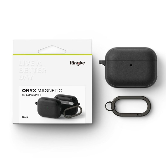 Etui Ringke Onyx Magnetic MagSafe do AirPods Pro 3 – czarne