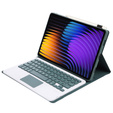 Etui z klawiaturą do Xiaomi Pad 7 / 7 Pro, TouchPad, zielone