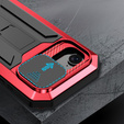 Etui pancerne do iPhone 16E, R-JUST, czerwone