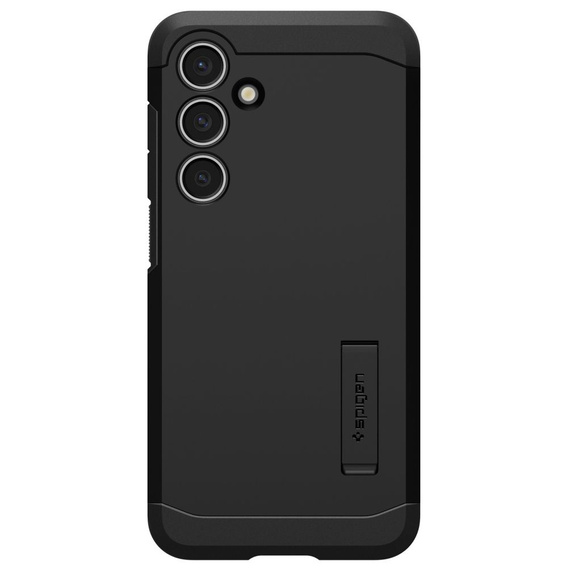 Etui Spigen do Samsung Galaxy S24 FE, Tough Armor, czarne + Szkło Hartowane 9H