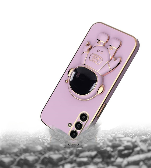Etui do Samsung Galaxy A56 5G, Astronaut, fioletowe