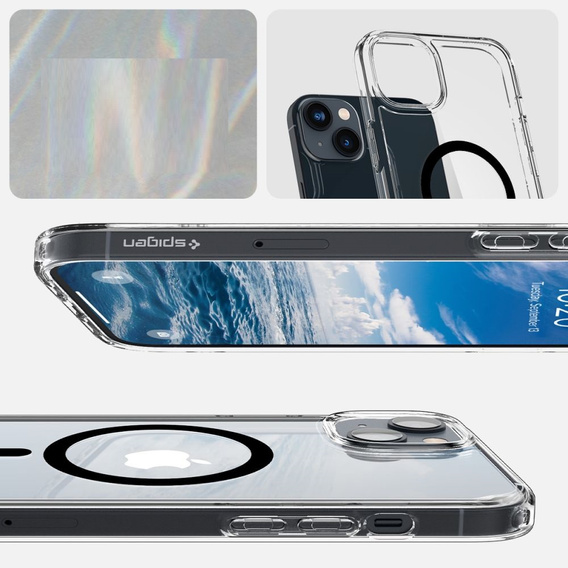 Etui Spigen do iPhone 14, Ultra Hybrid Mag MagSafe, Black
