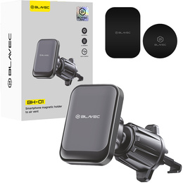 OUTLET Blavec BH-01 – magnetyczny uchwyt samochodowy do kratki nawiewu - czarny