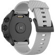 Pasek silikonowy do zegarka Suunto 9, Szary