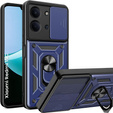 Etui pancerne do Xiaomi Redmi 15C 4G/LTE, CamShield Slide, niebieskie