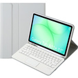 Etui z klawiaturą Bluetooth i touchpadem do Samsung Galaxy Tab A11+ – szare