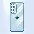 Etui do Samsung Galaxy S26, Electro heart, niebieskie
