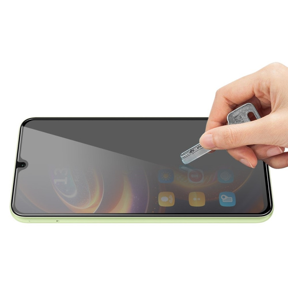 ENKAY Szkło Hartowane do Samsung Galaxy A16 / A16 5G, Anti-Spy, szare