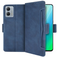 Etui z klapką do Motorola Moto G53 5G, Card Slot, Niebieski