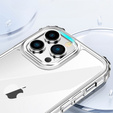 Etui do iPhone 14 Pro, Shockproof, z folią, przezroczyste