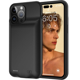 Etui z Baterią 8500mAh do iPhone 15 Pro Max, czarne