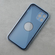 Etui do iPhone 12 Pro, Dual Glass, do Magsafe, niebieskie