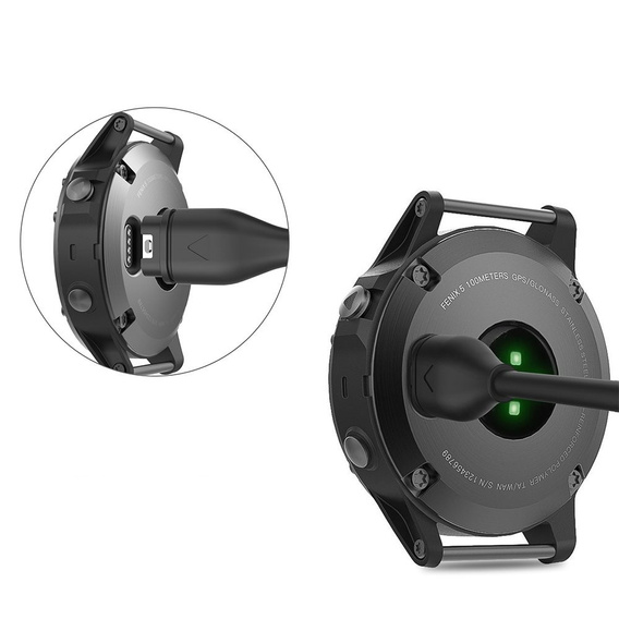 Kabel USB-C do ładowania smartwatcha Garmin 1m – szybka ładowarka i synchronizacja danych