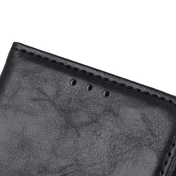 Skórzane Etui Wallet do Samsung Galaxy A51 - Black