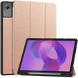 Etui do Lenovo Idea Tab Plus, Smartcase, różowe rose gold