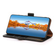 Etui KHAZNEH RFID do Samsung Galaxy S23 Ultra, Litchi Texture, czarne