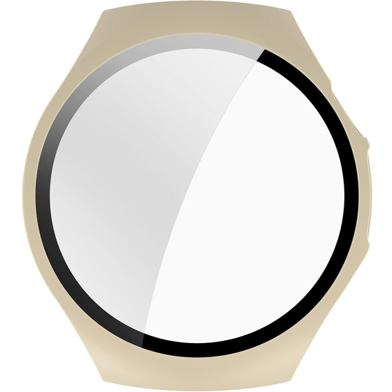 2w1 Etui + Szkło Hartowane do Huawei Watch 5 42mm, Beżowe