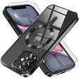 Etui do iPhone 11, Electro MagSafe, czarne + Szkło na ekran