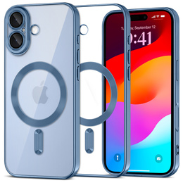 Etui do iPhone 17 Electro MagSafe – niebieskie