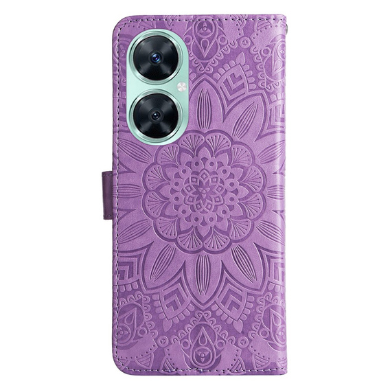 Etui do Huawei Nova 11i, Kwiaty, fioletowe