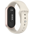 Pasek Silikonowy do Xiaomi Smart Band 10 / 9 / 8, Beżowy
