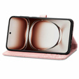 Etui z klapką do Oppo A40 / Oppo A40m, Mandala, różowe rose gold