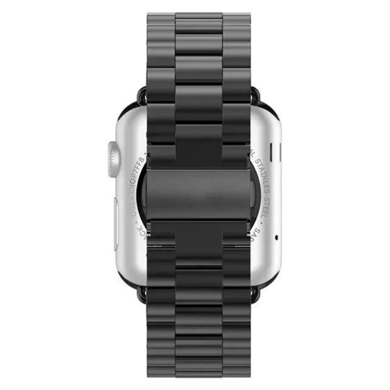 Bransoleta do Apple Watch 1/2/3/4/5/6/7/8/9/10/11/SE Ultra 1/2/3 42/44/45/46/49mm, Czarna