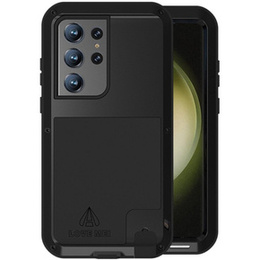 Etui Love Mei do Samsung Galaxy S23 Ultra, pancerne bez szkła, czarne