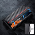 Etui z klapką do Samsung Galaxy S24 Ultra, Carbon LC.IMEEKE, czarne