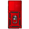 Etui pancerne do Samsung Galaxy Note 20 Ultra, CamShield Slide, czerwone