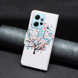 Etui z klapką do Xiaomi Redmi Note 12 4G, Wallet, Colorful Tree białe