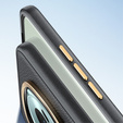 Etui skórzane do Honor Magic 6 Pro 5G, leather hybrid, czarne
