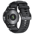 Pasek Silikonowy QuickFit do Garmin Fenix 22mm, Czarny