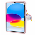 Etui do iPad 11" 2025 A16 (11 gen.) / iPad 10.9" 2022 (10 gen.), dziecięce, Unicorn, różowe