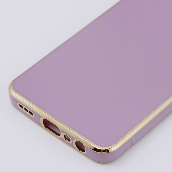 Etui do Oppo A78 4G, Glamour CamShield, fioletowe