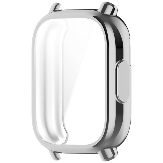 2w1 Etui z Osłoną na ekran do Xiaomi Redmi Watch 5 Active, Srebrne