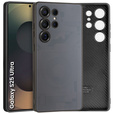 Etui do Samsung Galaxy S25 Ultra, Matte Case z wzorem wnętrza telefonu, czarne