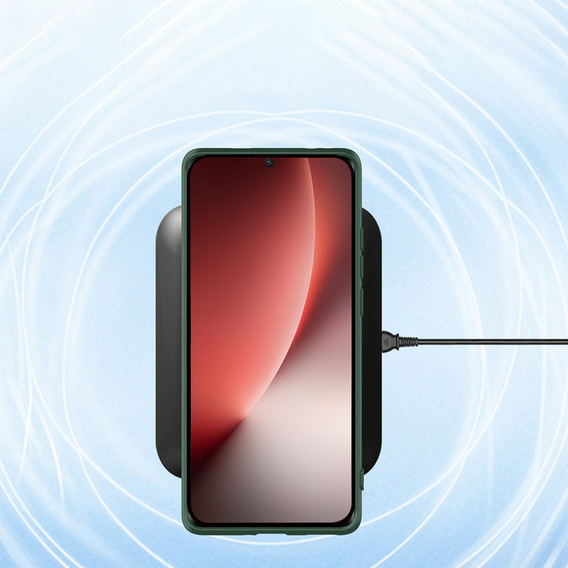 Etui do Honor Magic 8 Lite, Silicone Lite, zielone