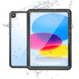 Etui Wodoodporne IP68 do iPad 11" 2025 A16 (11 gen.) / iPad 10.9" 2022 (10 gen.), czarne