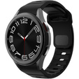 Pasek Silikonowy do Samsung Galaxy Watch 4/5/6/7/FE 40/42/43/44/45/46/47mm, Czarny