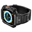 Pasek z etui Spigen do Apple Watch Ultra 1/2/3 49mm, Rugged Armor Pro, Czarny