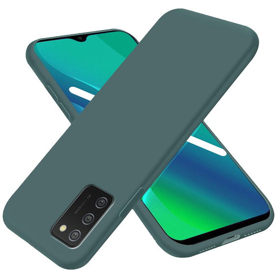 Etui cienkie do Samsung Galaxy A02s, Slim, zielone